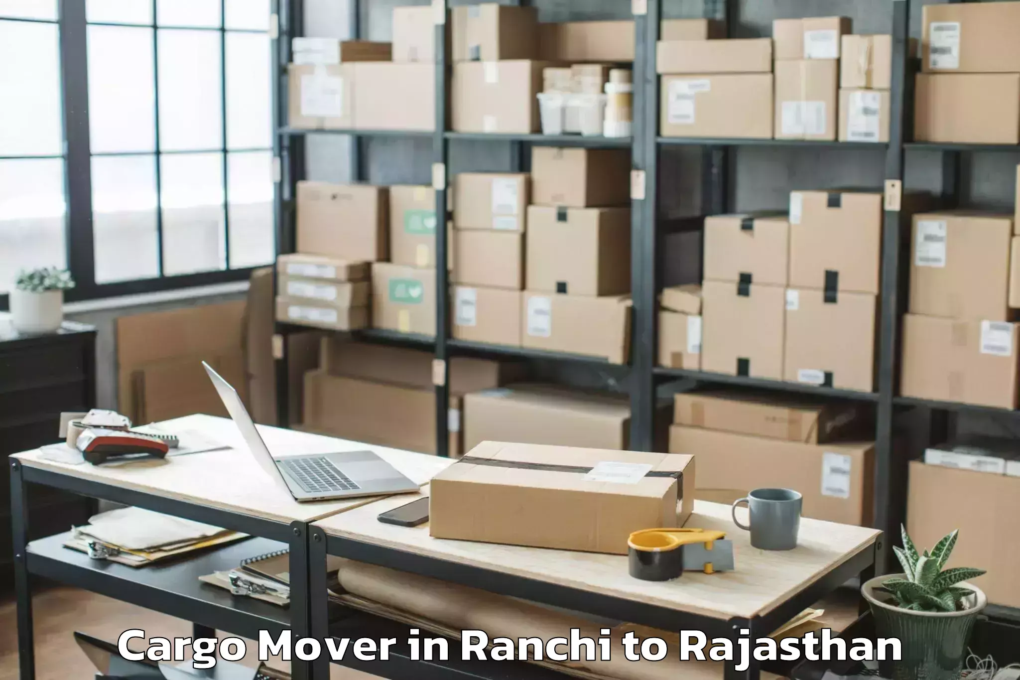 Easy Ranchi to Khajuwala Cargo Mover Booking